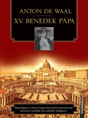 cover image of XV. Benedek pápa